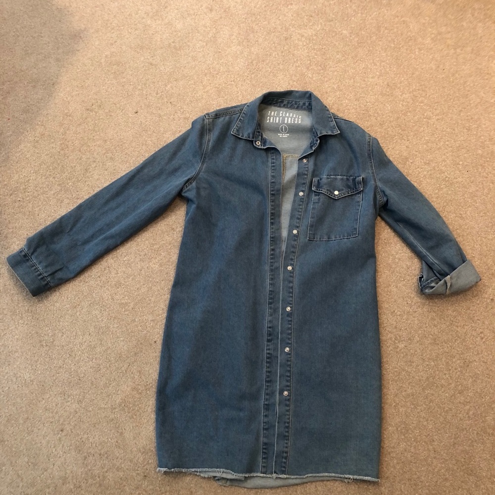 Jean trench coat
